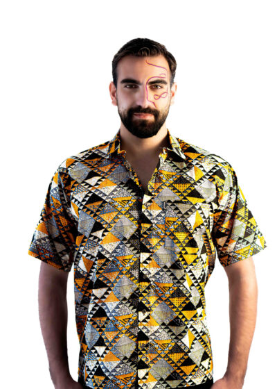 Lembo African Pattern Cotton Shirt
