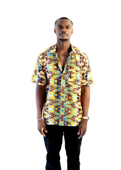 Lembo African Pattern Cotton Shirt