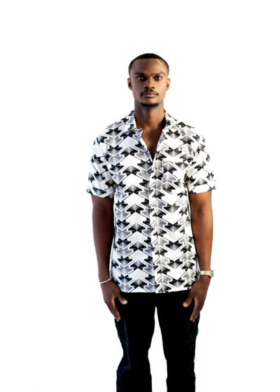 Lembo African Pattern Cotton Shirt