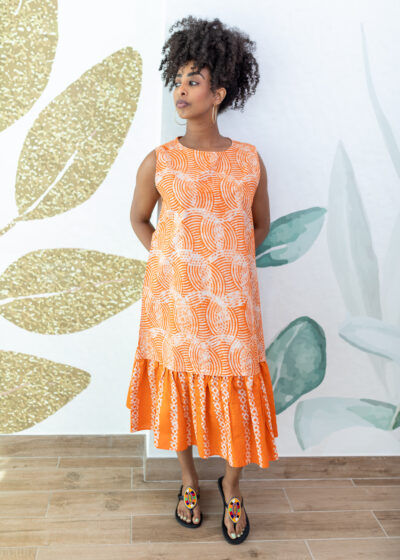 Maya Orange Dress
