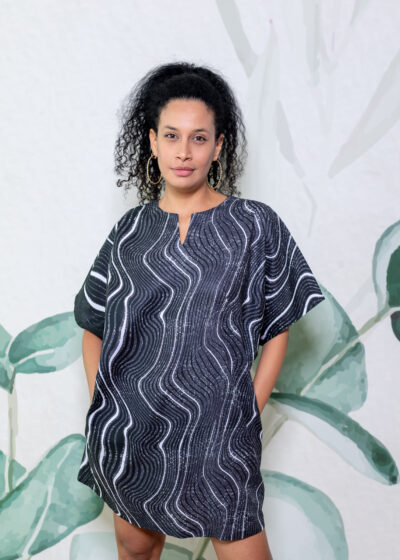 Leo Pattern T-Shirt Dress
