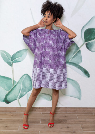 Leo Pattern T-Shirt Dress