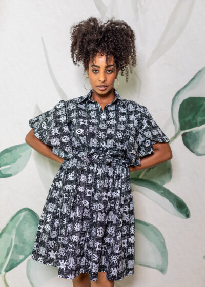 Almaz Smart Collar Dress
