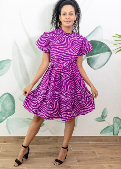Almaz Smart  Mandarin collar Dress