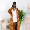 Geni Flowy Caftan – Rich Amber