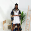 Geni Flowy Caftan – Tropical Blue