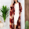 Geni Flowy Caftan - Rich Merlot